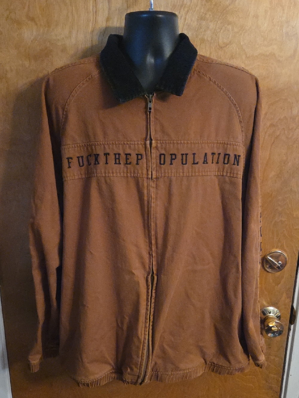 FTP Men's Jacket - Orange/Brown - XXL– FTP Brown Jacket Size XXL